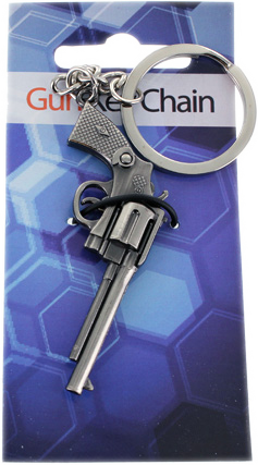 Revolver Gun Keychain
